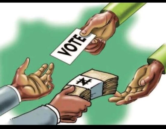 Votes being purchased with cash during election