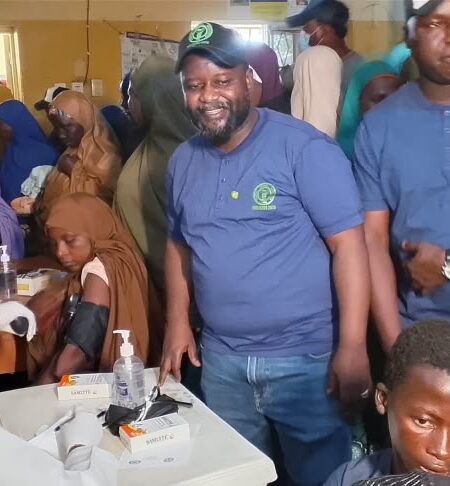 Kano NMA medical outreach providing healthcare services to patients in Bunkure