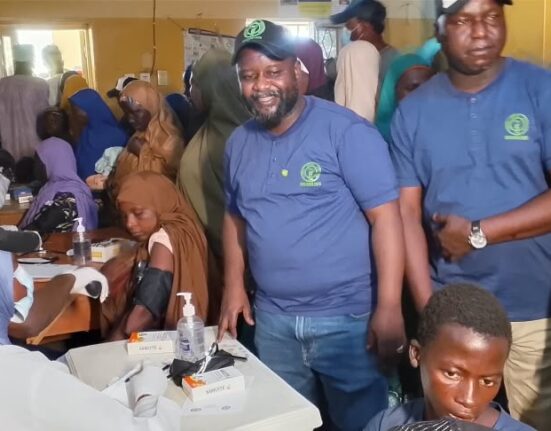 Kano NMA medical outreach providing healthcare services to patients in Bunkure