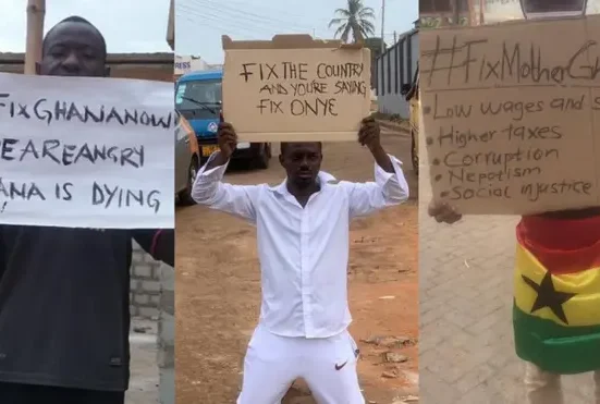 Ghana, protest