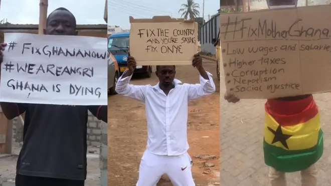 Ghana, protest