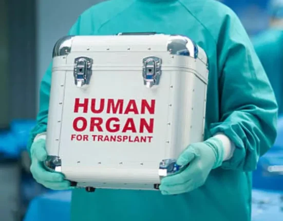 Human organ for transplant