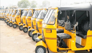 Tricycle (Popularly known as Keke Napep)