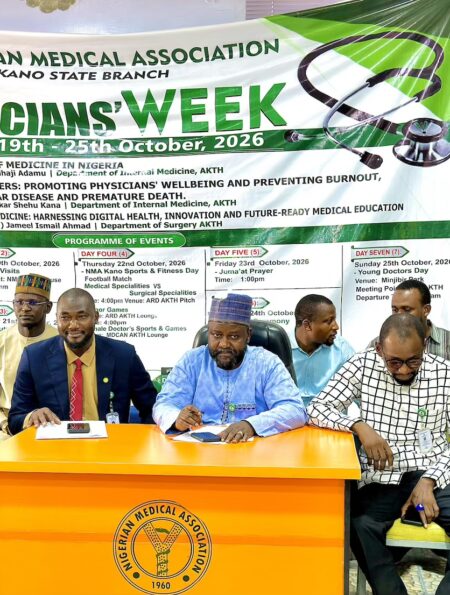 NMA Kano State Branch chairman at Physicians’ Week 2026 briefing