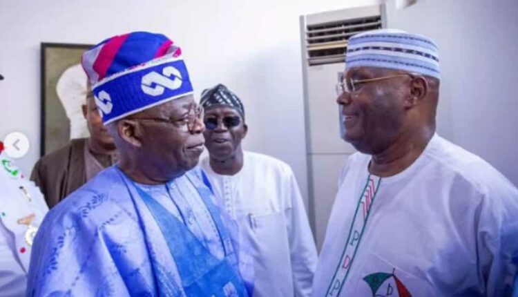 L R Bola Tinubu and Atiku, Edu