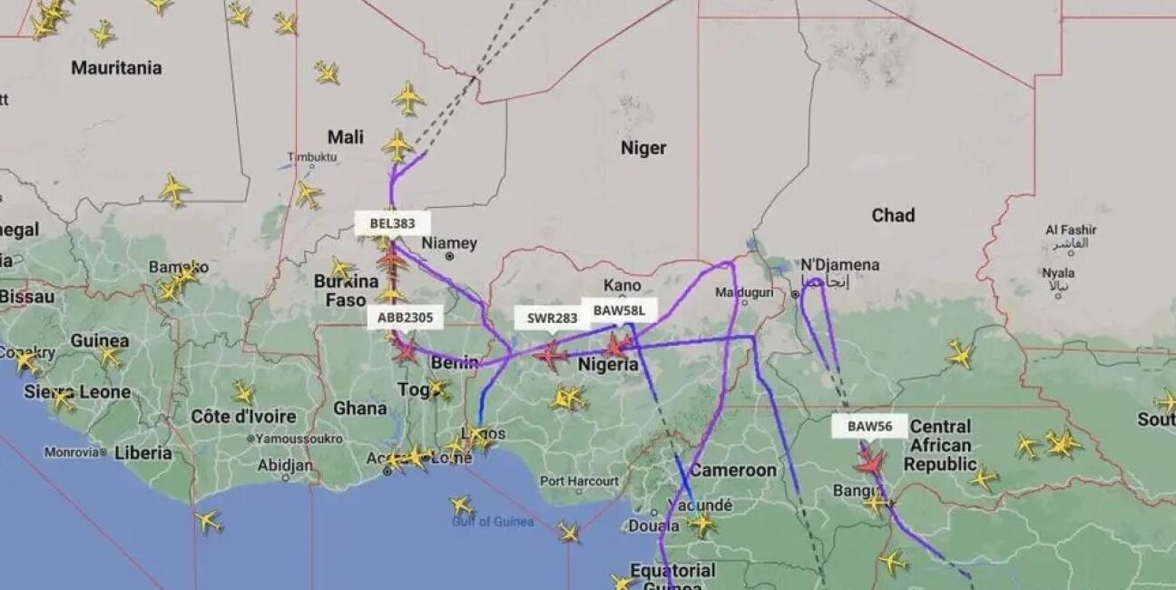 Niger, Military, Junta Flights, Nigeria