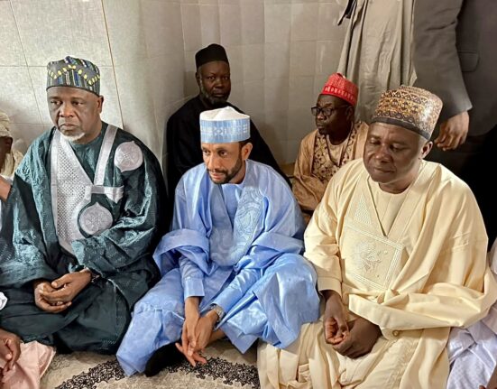 Kano State Deputy Governor, Alhaji Murtala Sule Garo, while undertaking a condolence visit to the families of deceased persons