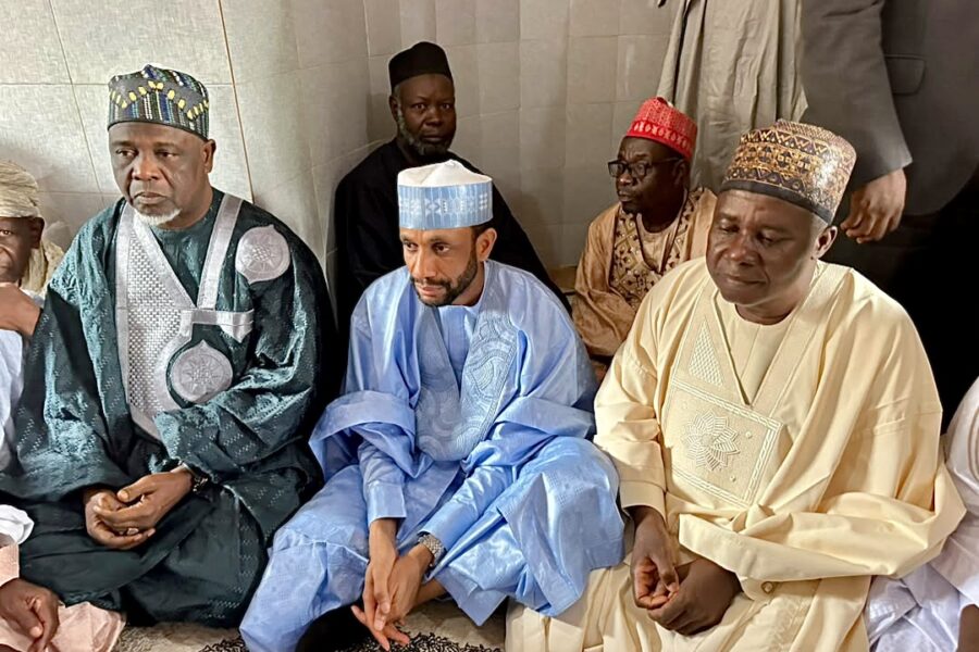 Kano State Deputy Governor, Alhaji Murtala Sule Garo, while undertaking a condolence visit to the families of deceased persons
